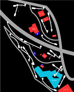 Map of Disc Golf Course